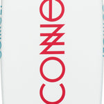 Bottom view of the Classic LTD stand-up paddleboard in solid white with a centered logo and a single removable fin.