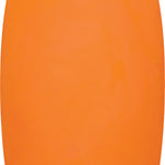 Base view of the Wild Thing, showing a solid orange surface with two black fins near the tail for stability.