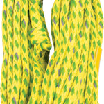 Coiled 4-rider safety tube rope in volt yellow and green, secured with black Proline-branded strap.