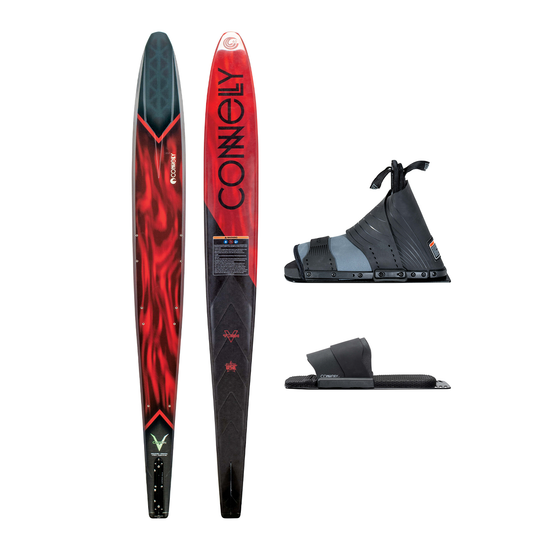 Carbon V Waterski w/Comp Front Boot & RTP