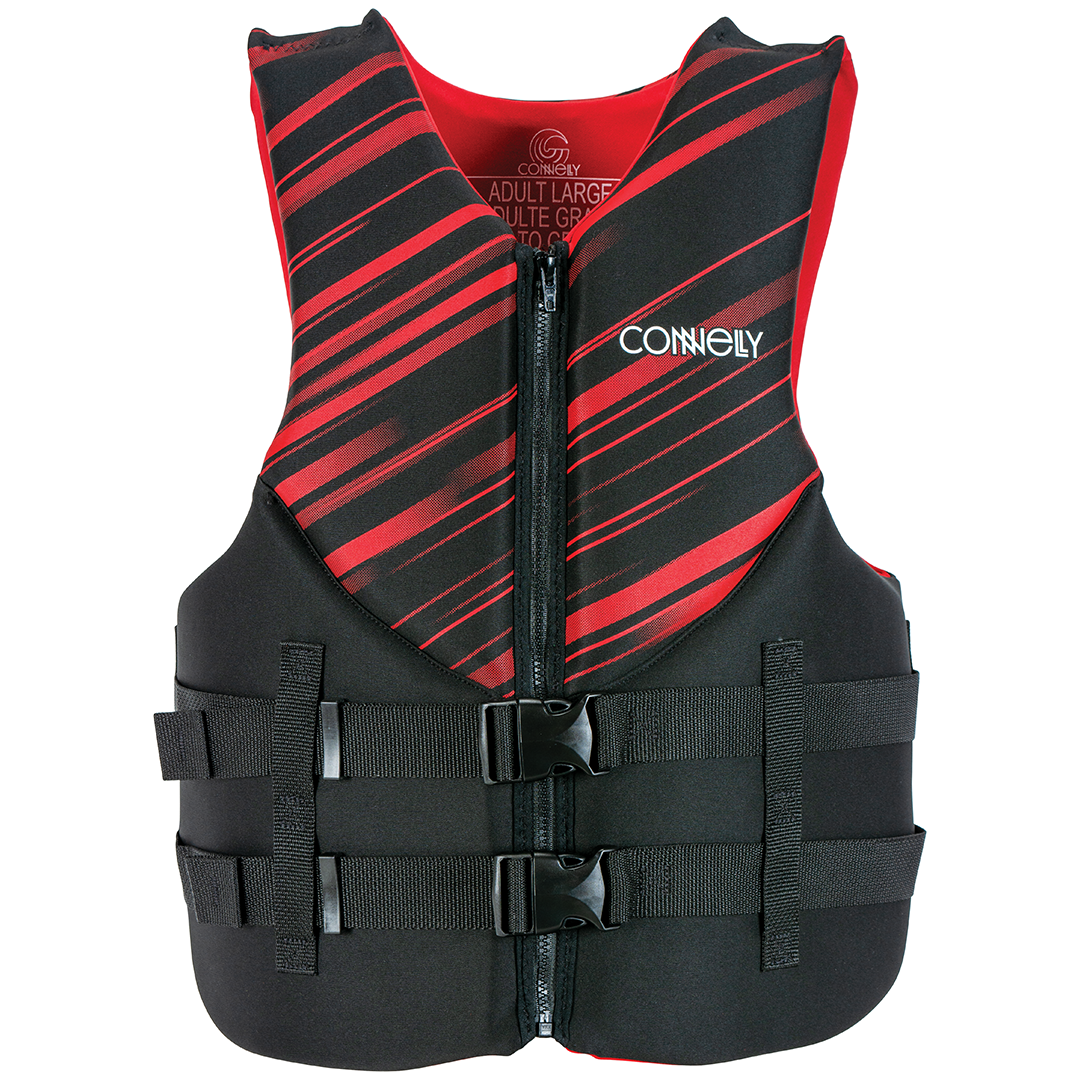 Connelly Men's Promo Neo Life Vest – Red & Comfy Connelly Men's Promo Neo Life Vest – Red & Comfy