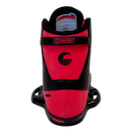 Back view of the Empire wakeboard boot, showing heel support, branding, and secure ankle strap.