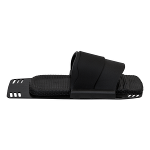 Side view (right) of the Pivot RTP, displaying the adjustable rubber overlay and slotted mounting plate.