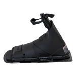 Side view from the opposite angle of the Stoker Front binding, showing textured footbed and molded overlays for support.