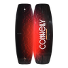 Front and back views of the Pure wakeboard with red gradient and bold white logo.