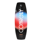 Bottom view of the Reverb wakeboard with bold white Connelly logo on gradient design.