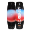 Front and back views of the Reverb wakeboard with gradient design and logo graphics.