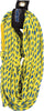 60' 2-rider safety tube rope with neoprene strand for buoyancy, reflective tape for visibility, and a rope keeper for easy storage.