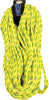 60' 2-rider safety tube rope with neoprene strand for buoyancy, reflective tape for visibility, and a rope keeper for easy storage.