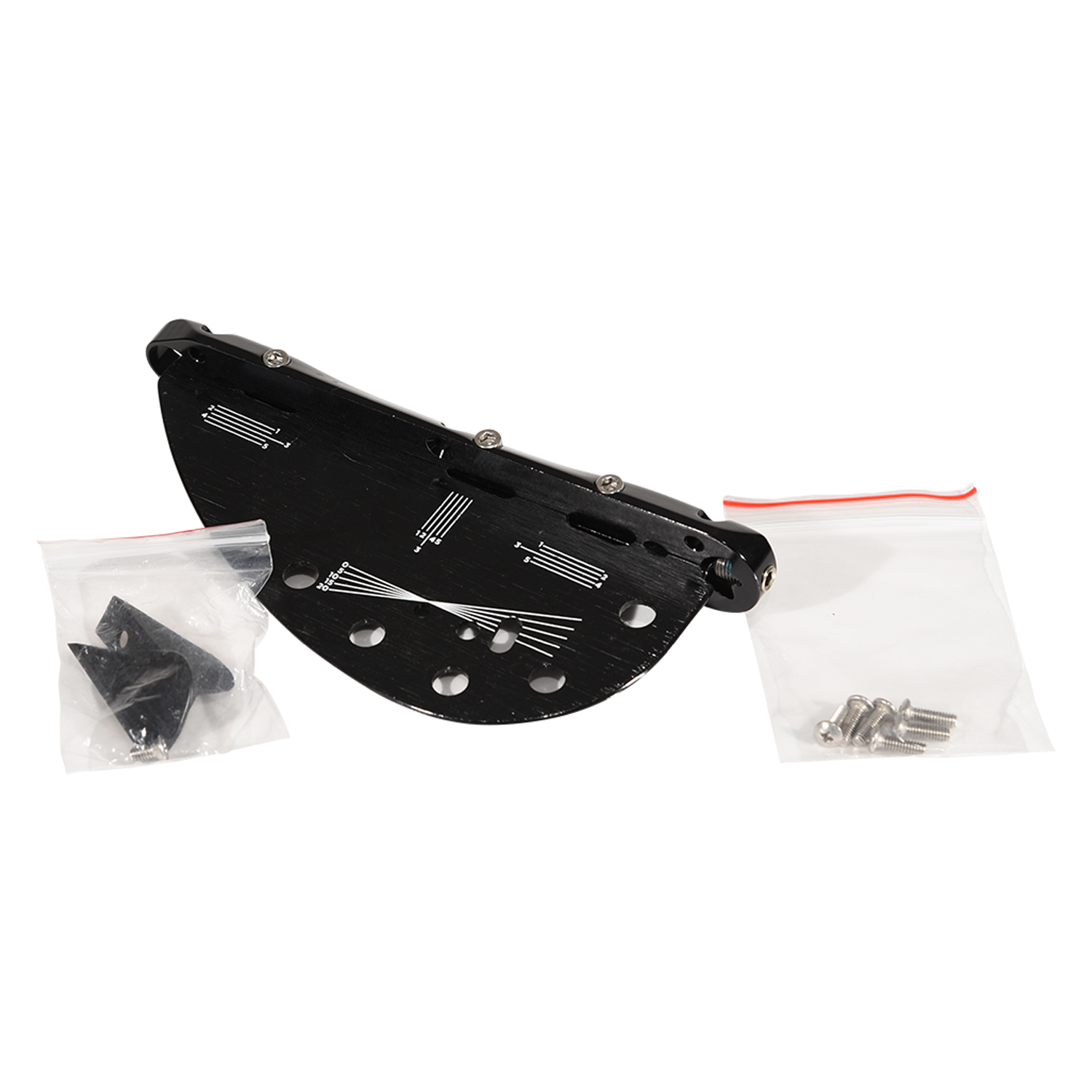 Angled view of the Viper Fin System 2.0 with hardware bags on each side.