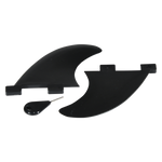Top view of the 3.6" Surf Fins for FCS System with fins and mounting tab.