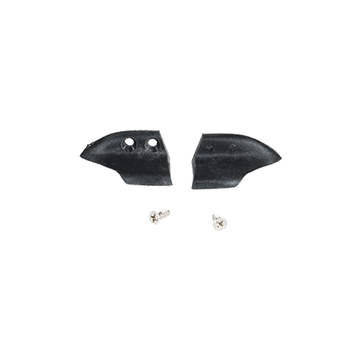 Front angled view of the Slalom Fin Wing in molded plastic with screws.