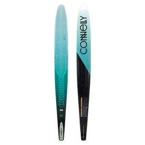 Side-by-side view of 2024 Women's Concept showing top’s teal gradient and base’s black and teal design with bold branding.