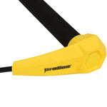 Close-up of yellow Torq Handle end showing Proline logo and textured black grip.