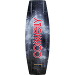 Base view of the 2024 Standard wakeboard, featuring a dark space-themed design with the Connelly logo in bold red.
