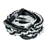 Coiled LG Suede rope in red and black with a bold red handle and black grip, featuring a braided rope for durability.